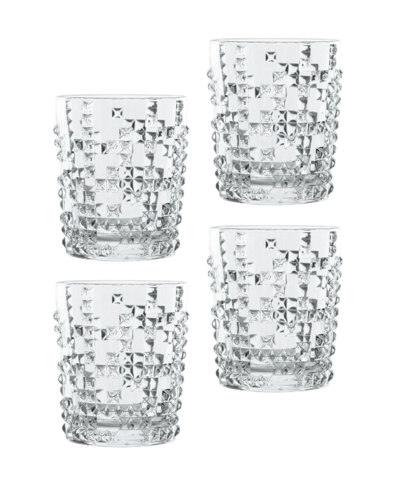 Nachtmann Punk 4 Piece Whisky Set In Clear