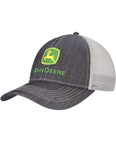 Top Of The World Men's  Black John Deere Classic Trucker Adjustable Hat