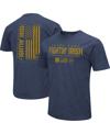 Colosseum Men's  Navy Notre Dame Fighting Irish Oht Military-inspired Appreciation Flag 2.0 T-shirt In Navy