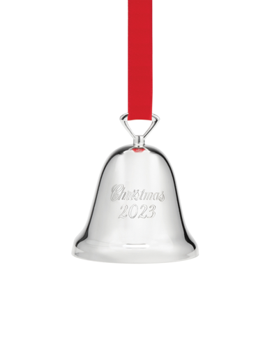 Reed & Barton 2023 Silver-tone-plate Christmas Annual Bell In Metallic And Silver Plate