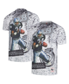 MITCHELL & NESS MEN'S MITCHELL & NESS BO JACKSON WHITE LAS VEGAS RAIDERS RETIRED PLAYER NAME AND NUMBER BURST T-SHIR