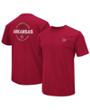 Colosseum Cardinal Arkansas Razorbacks Oht Military Appreciation T-shirt In Cardinal