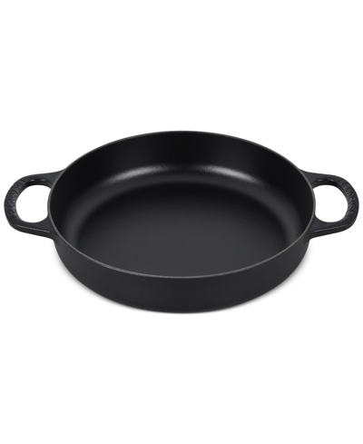 Le Creuset Enameled Cast Iron Signature Everyday Pan In Licorice