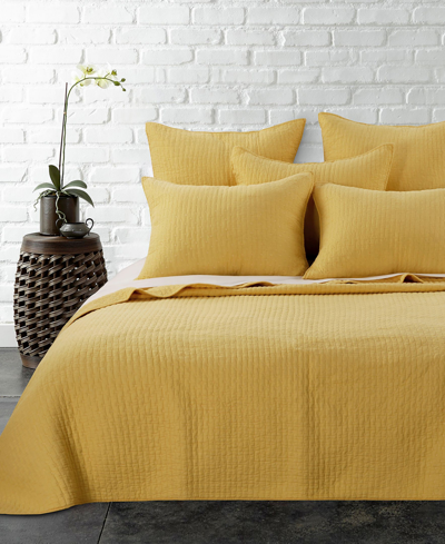 Levtex Cross Stitch Stitching 2-pc. Quilt Set, Twin/twin Xl In Yellow