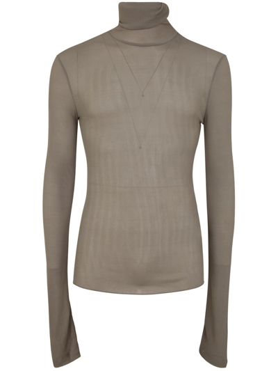 Ami Alexandre Mattiussi Turtleneck Tshirt In Grey