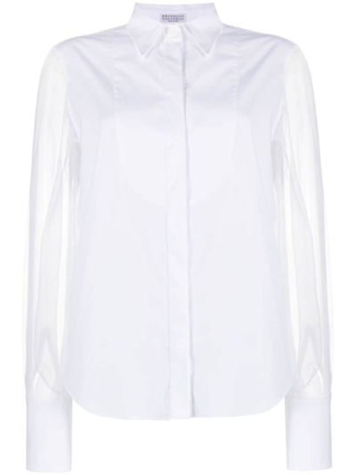 Brunello Cucinelli Shirt In White