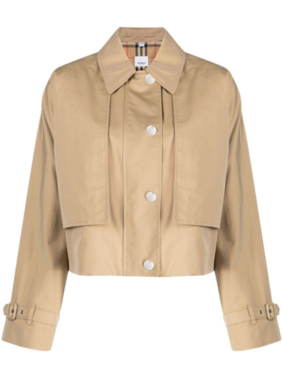 Burberry Pippacott Jacket In Beige