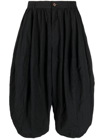 Homme + Baloon Cropped Trousers In Black