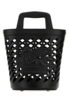 Etro Woman Black Leather Bucket Bag In Black