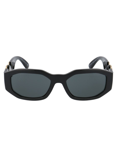 Versace 0ve4361 Sunglasses In Gb1/87 Black