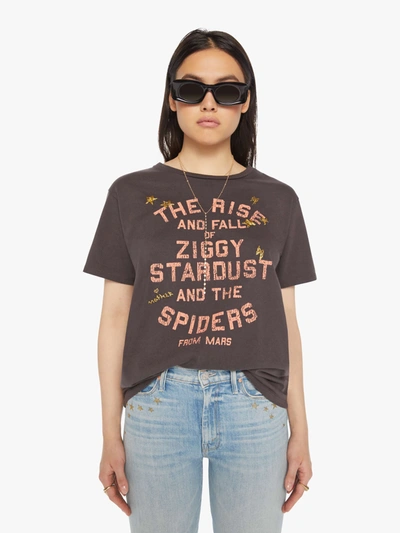 Mother The Rowdy Ziggy Stardust T-shirt In Black