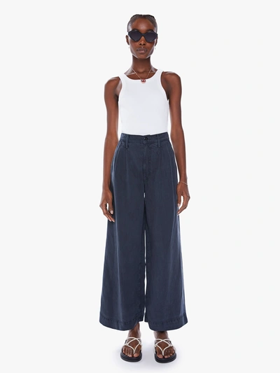 Mother High-waisted Pouty Prep Ankle Pants In Faded Black