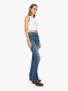 MOTHER HIGH WAISTED RUNAWAY SLICE HEEL MORNING CHORES JEANS