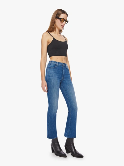 Mother The Hustler Ankle One Trick Pony Jeans In Blue