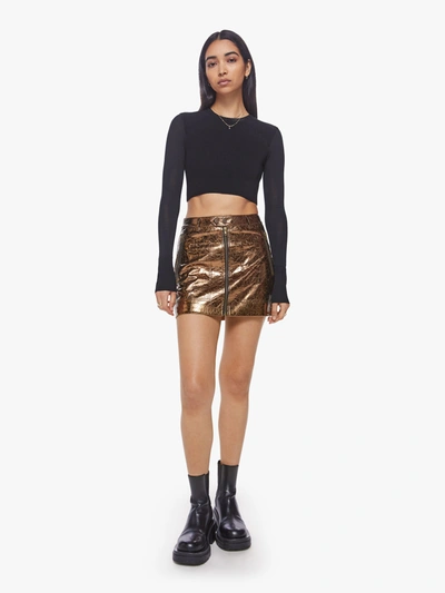 Mother The Sprocket Mini Skirt Crushing Cans (also In Xs) In Multi