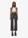Mother The Rambler Zip Ankle Wax On, Wax Off Pants (also In 23,24,25,26,27,28,29,30,31,32,33,34) In Black