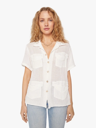 Dr. Collectors Short Sleeve Pocket Shirt Off-white (also In M, L,xl) In Natural