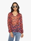 NATALIE MARTIN PENNY BLOUSE WATERCOLOR ONYX SHIRT (ALSO IN S, M,L)