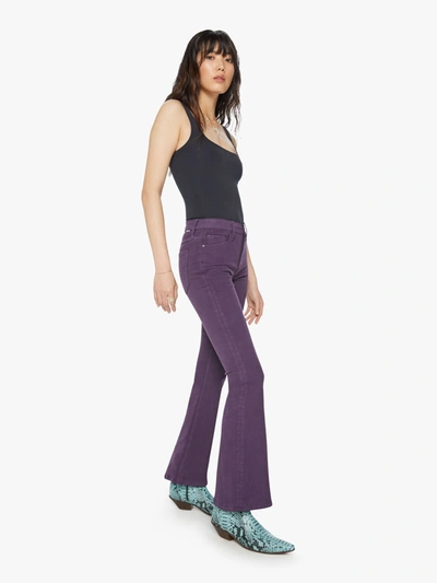 Mother The Weekender Berry Cordial Pants (also In 23,24,25,26,27,28,31,32,33,34) In Black