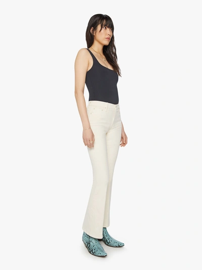 Mother The Weekender Eggnog Jeans In White