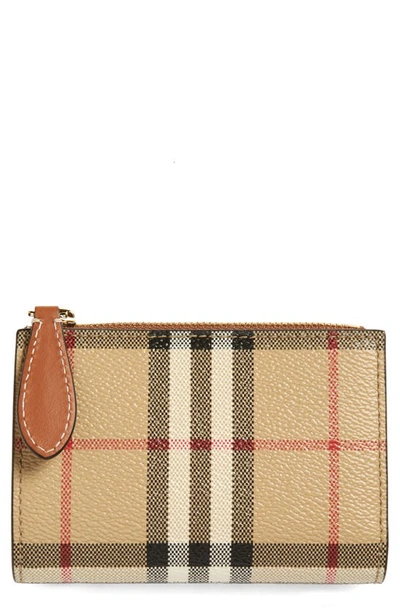 Burberry Small Bifold Wallet In Archive_beige
