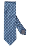 ETON ETON OVAL MEDALLION SILK TIE