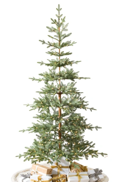 Balsam Hill Alpine Balsam Fir Pre-lit Artificial Tree In Green