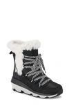 Spyder Camden Faux Fur Trim Waterproof Insulated Boot In Black