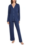 Eberjey Giselle Rib Pajamas In Navy