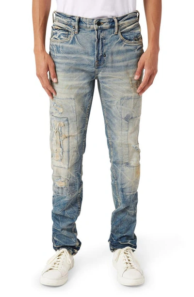 Prps Men's Tinted Distressed Denim Jeans In Tinted Wash