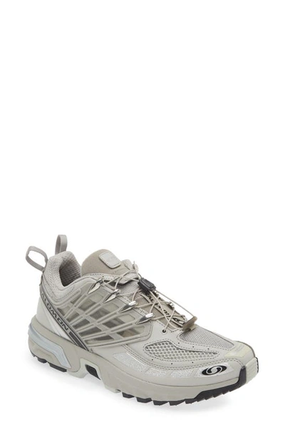 Salomon Acs Pro Sneaker In Metal/ Ghost Gray/ Silvmetal