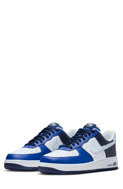 Nike Air Force 1 '07 Lv8 White/football Grey-game Royal Fq8825-100 Men's In Blue