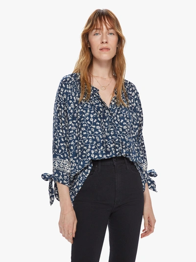 Natalie Martin Renata Shirt Pomegranate (also In S, M) In Indigo