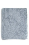 NORTHPOINT NORTHPOINT FEATHERED CHAMBRAY THROW BLANKET
