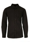 BURNSIDE BURNSIDE SOLID STRETCH POPLIN BUTTON-DOWN SHIRT