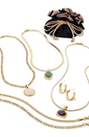 Savvy Cie Jewels 9-piece Jewelry Gift Set In Yellow Gold