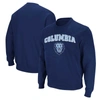 COLOSSEUM COLOSSEUM NAVY COLUMBIA UNIVERSITY ARCH & LOGO PULLOVER SWEATSHIRT