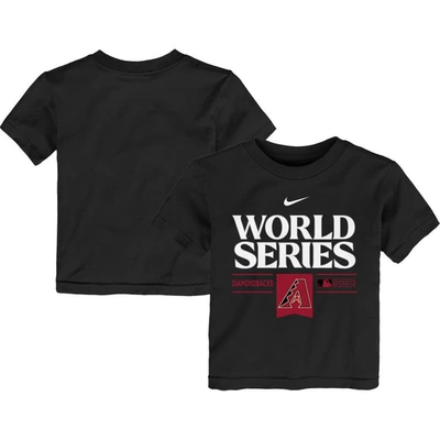 Nike Kids' Toddler   Black Arizona Diamondbacks 2023 World Series Authentic Collection T-shirt