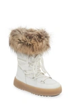 Moon Boot Jtrack Monaco Water Repellent Winter Boot In White