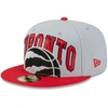 NEW ERA NEW ERA grey/RED TORONTO RAPTORS TIP-OFF TWO-TONE 59FIFTY FITTED HAT