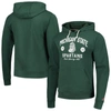 LEAGUE COLLEGIATE WEAR LEAGUE COLLEGIATE WEAR  GREEN MICHIGAN STATE SPARTANS BENDY ARCH ESSENTIAL PULLOVER HOODIE
