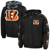 STARTER STARTER BLACK CINCINNATI BENGALS THURSDAY NIGHT GRIDIRON FULL-ZIP HOODIE