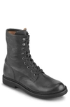 Frye Men's Dean Leather Lace-up Combat Boots In Black - Pallio