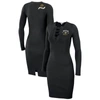 WEAR BY ERIN ANDREWS WEAR BY ERIN ANDREWS  BLACK BOSTON BRUINS LACE-UP DRESS