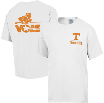 Comfort Wash White Tennessee Volunteers Vintage Logo T-shirt