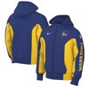 NIKE NIKE ROYAL GOLDEN STATE WARRIORS 2023/24 AUTHENTIC SHOWTIME FULL-ZIP HOODIE
