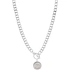 SHELBY & GRACE OHIO STATE BUCKEYES RAMSEY SILVER NECKLACE