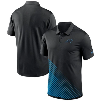 Nike Men's Dri-fit Yard Line (nfl Carolina Panthers) Polo In Black
