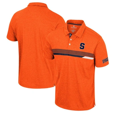 Colosseum Men's  Orange Syracuse Orange No Problemo Polo Shirt