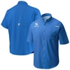 COLUMBIA COLUMBIA ROYAL KENTUCKY WILDCATS BIG & TALL COLLEGIATE TAMIAMI BUTTON-DOWN SHIRT